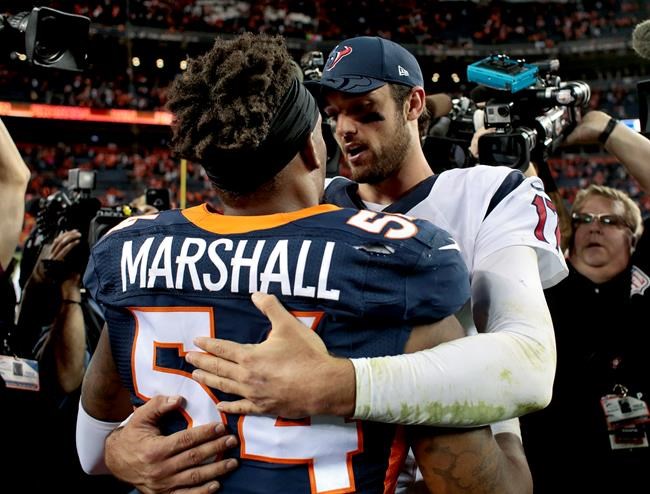 Denver gives Osweiler rude welcome in 27-9 win over Houston | iNFOnews.ca