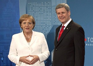 Harper to host Merkel over informal dinner at PM's retreat tonight | iNFOnews.ca CP19793486