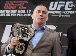 Former champion Georges St-Pierre says current MMA drug-testing system is flawed | iNFOnews.ca CP31815191