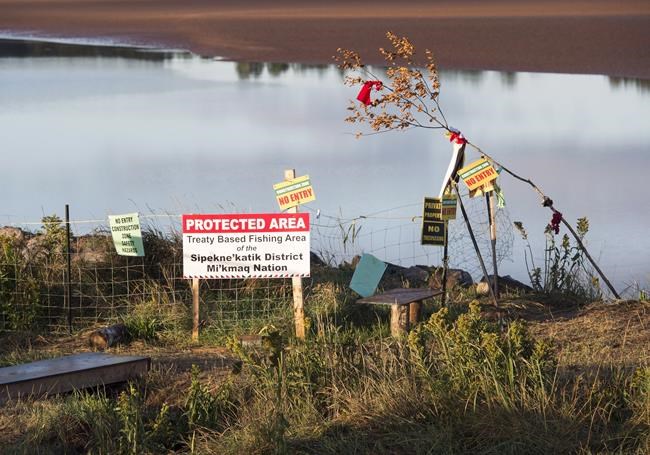 Mi'kmaq protesters continue sit-in at construction site for gas storage project | iNFOnews.ca