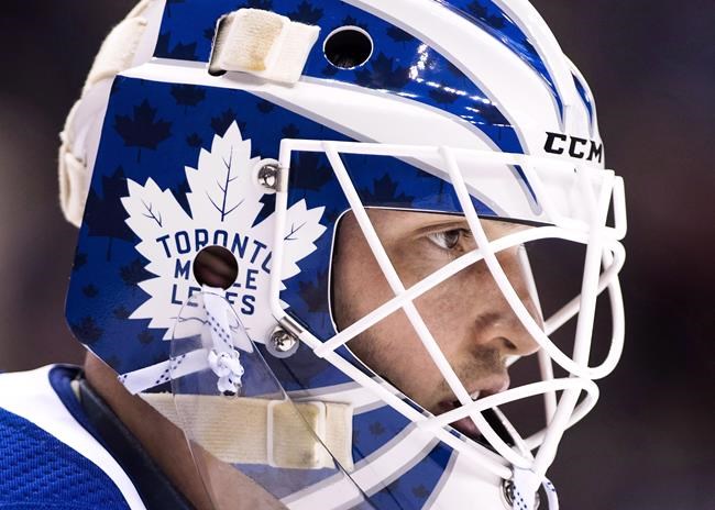 Andersen practises again, but Hutchinson gets third straight start for Leafs | iNFOnews.ca
