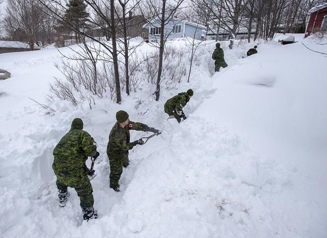 Armed Forces wrap up blizzard response in Newfoundland after historic storm | iNFOnews.ca