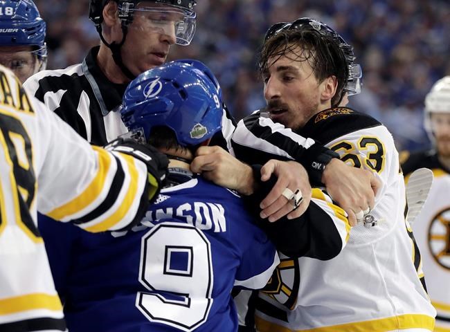 Bruins forward Brad Marchand warned by NHL to stop licking people | iNFOnews.ca