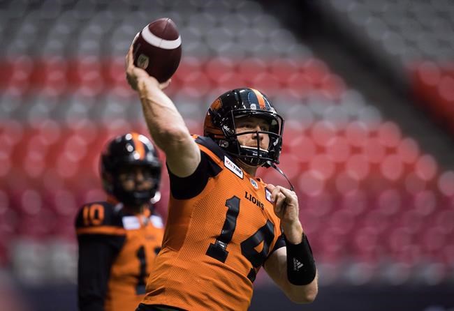 Lulay returns from knee injury to Lions' starting quarterback role | iNFOnews.ca