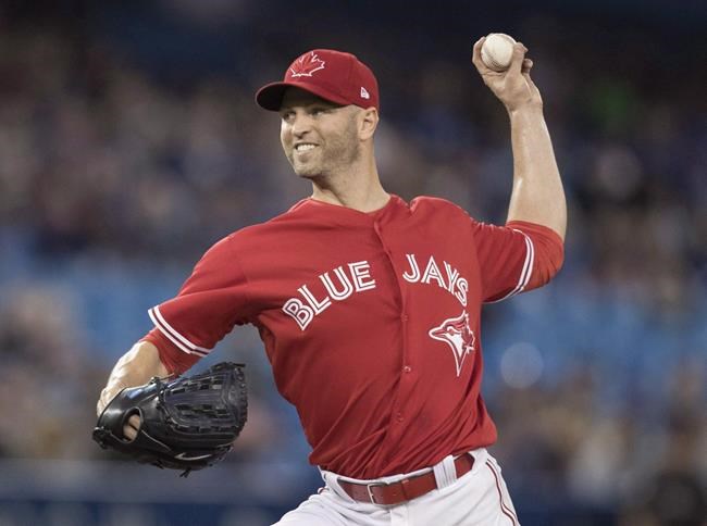 Blue Jays place starter J.A. Happ on 10-day DL with left elbow inflammation | iNFOnews.ca
