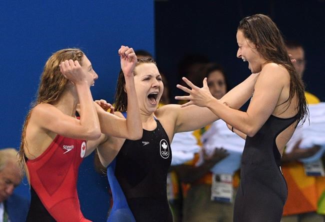 Canada's female swimmers voted Canadian Press team of the year | iNFOnews.ca Canada's female swimmers voted Canadian Press team of the year | iNFOnews.ca