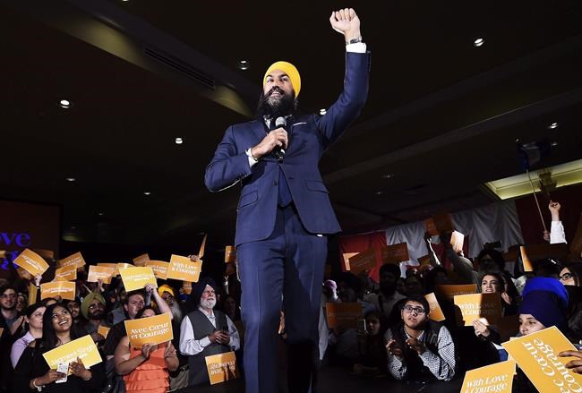 NDP leadership candidate Jagmeet Singh is supported by Peter Julian | iNFOnews.ca