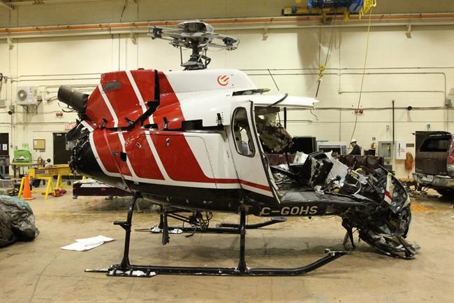 Unsecured tool bag may have caused Ontario helicopter crash that killed 4:TSB | iNFOnews.ca CP1148428606