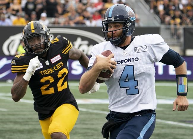 McLeod Bethel-Thompson back as the starter with struggling Toronto Argonauts | iNFOnews.ca