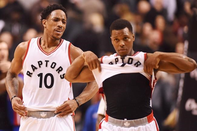 Raptors all-stars DeRozan and Lowry excused from practice ahead of Boston game | iNFOnews.ca