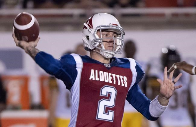 Quarterback Johnny Manziel not at practice with Montreal Alouettes | iNFOnews.ca Quarterback Johnny Manziel not at practice with Montreal Alouettes | iNFOnews.ca