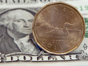 Canadian dollar flat ahead of Fed meeting, economic growth data | iNFOnews.ca CP30412338