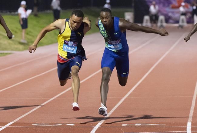 Andre De Grasse, Aaron Brown secure 100-metre semifinal spots at worlds | iNFOnews.ca