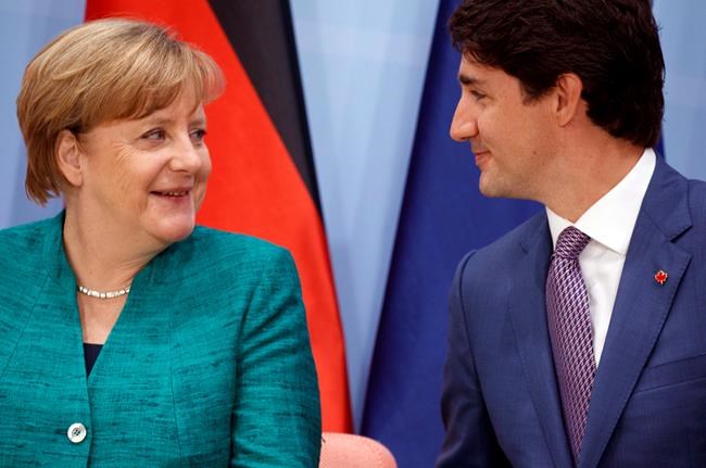 Trudeau and Merkel talk trade, climate change ahead of June G7 summit | iNFOnews.ca