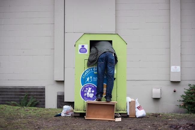 Donation bins sealed, removed in British Columbia after death of trapped man | iNFOnews.ca Donation bins sealed, removed in British Columbia after death of trapped man | iNFOnews.ca