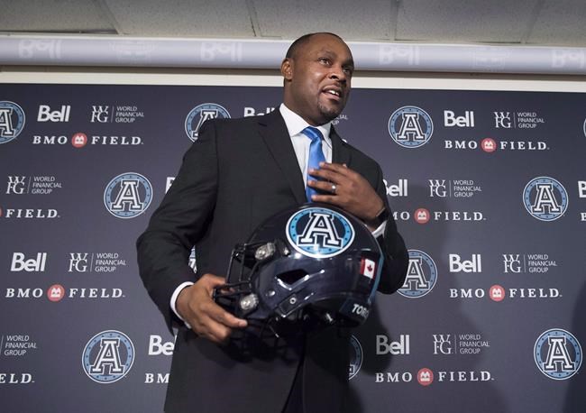 Chamblin back in double blue as Argonauts look to rebound after disastrous 2018 | iNFOnews.ca CP1952471808