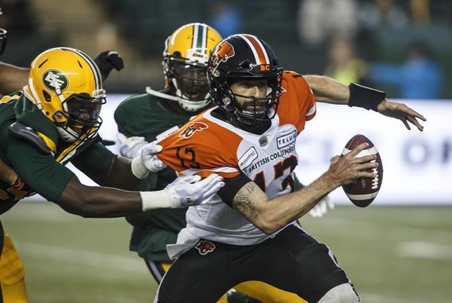 B.C. Lions QB Mike Reilly sharing mental health battle to break down stigma | iNFOnews.ca