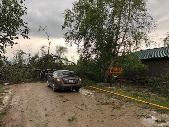 Trailers, vehicles, boats removed from Saskatchewan campground after tornadoes | iNFOnews.ca