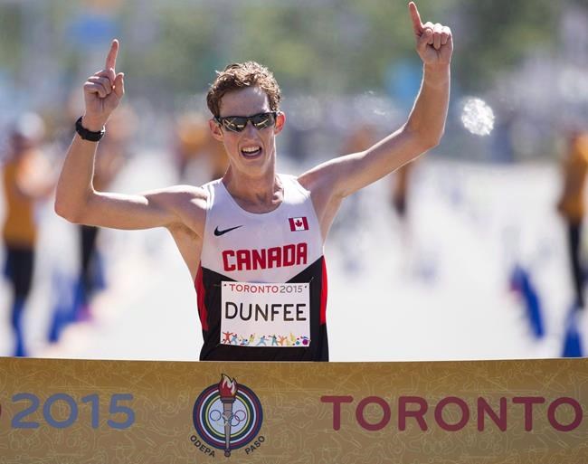 New Balance steps up to help shoeless Evan Dunfee, fellow race walkers | iNFOnews.ca