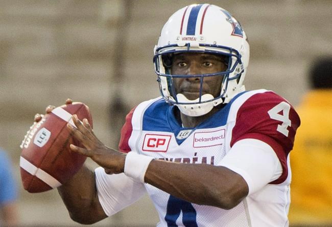 Alouettes new quarterback Durant excited for first game against Roughriders | iNFOnews.ca