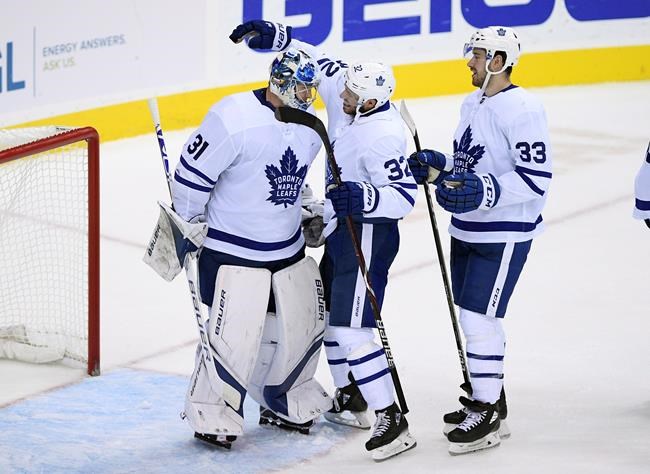 Leafs' Andersen unsure if he'll be ready to start Thursday against Pittsburgh | iNFOnews.ca CP1953330116