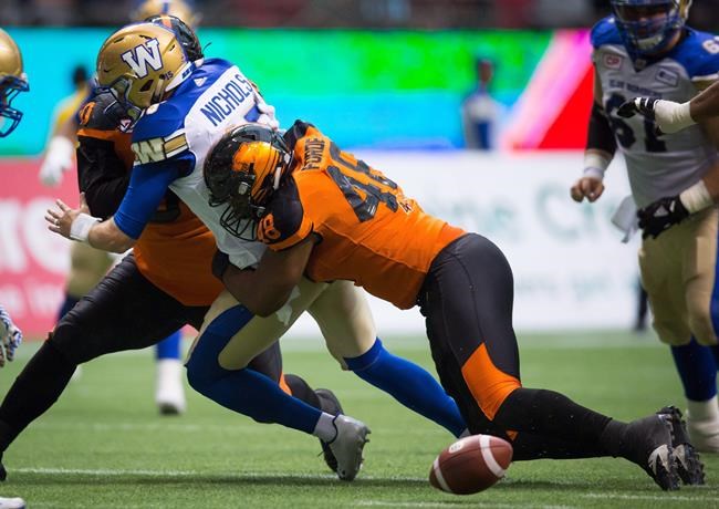 Maxx Forde follows in father's footsteps and comes full circle with B.C. Lions | iNFOnews.ca