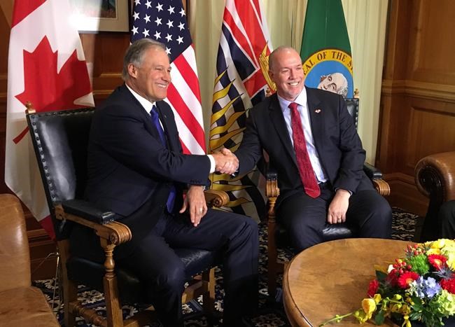 Washington state governor tells British Columbians don't be 'daunted' by Trump | iNFOnews.ca CP1150971754