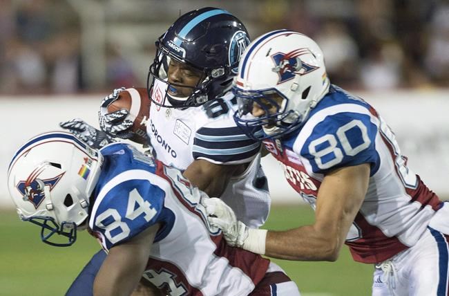 Toronto Argonauts sign Canadians Llevi Noel, D.J. Sackey to contract extensions | iNFOnews.ca