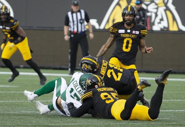 Arbitrator upholds CFL's suspension against Ticats' linebacker Lawrence | iNFOnews.ca