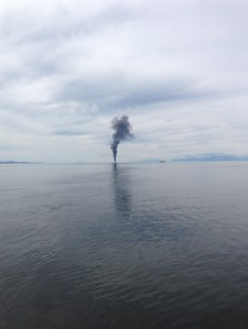 Two boaters and their dog flee burning pleasure craft in B.C.'s Gulf Islands | iNFOnews.ca