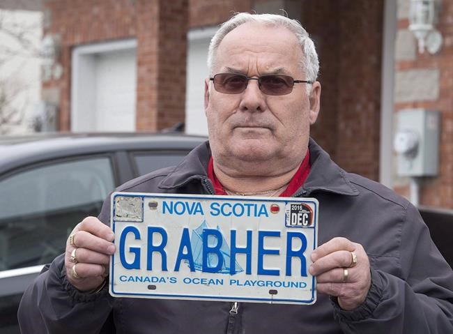 Debate over 'GRABHER' licence plate could be headed to court | iNFOnews.ca Debate over 'GRABHER' licence plate could be headed to court | iNFOnews.ca
