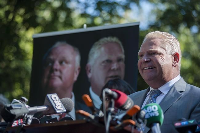 Doug Ford announces he will run for mayor of Toronto in 2018 | iNFOnews.ca