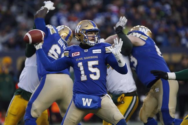 Bombers quarterback Nichols to make his first start of 2018 on Saturday | iNFOnews.ca