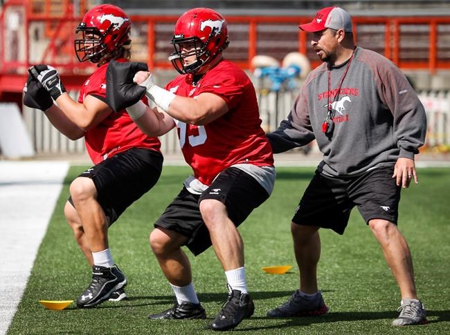Calgary Stampeder re-sign Canadian offensive lineman Pierre Lavertu | iNFOnews.ca