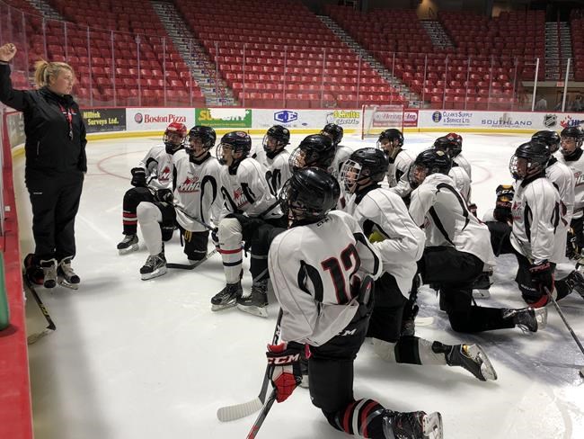 Olivia Howe making her mark in major junior hockey on Warriors' coaching staff | iNFOnews.ca Olivia Howe making her mark in major junior hockey on Warriors' coaching staff | iNFOnews.ca