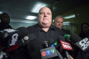 Former Toronto Mayor Rob Ford's cancer radiation treatments ending | iNFOnews.ca CP32067974