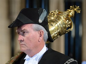 Comic Colbert toasts Canada's gun-packing parliamentary sergeant-at-arms | iNFOnews.ca CP30496839