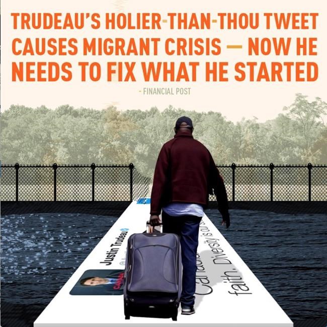 Conservative party pulls attack ad of black man walking over Trudeau tweet | iNFOnews.ca