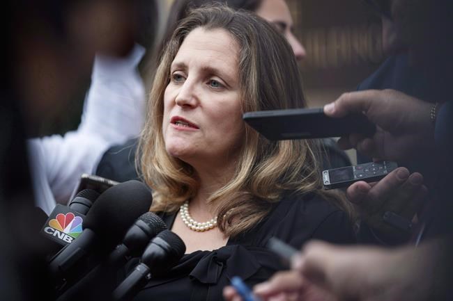 Foreign minister to return to NAFTA talks in Washington this week | iNFOnews.ca