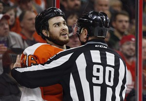 NHL suspends Flyers F Zac Rinaldo for 8 games for hit on Penguins D Kris Letang | iNFOnews.ca CP31641378
