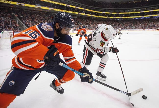 Oilers' Khaira suspended two games for cross-checking Blues' Dunn | iNFOnews.ca