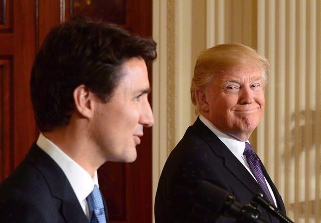 Trump assures PM: No NAFTA withdrawal for now | iNFOnews.ca CP606304199
