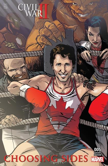 Justin Trudeau joins Canadian superheroes as Marvel Comics cover star | iNFOnews.ca Justin Trudeau joins Canadian superheroes as Marvel Comics cover star | iNFOnews.ca