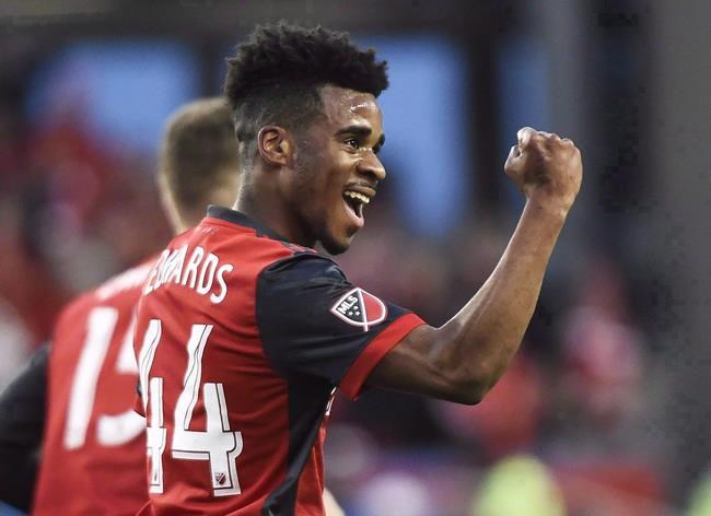 Canadian wingback Raheem Edwards criss-crosses North America in one day | iNFOnews.ca Canadian wingback Raheem Edwards criss-crosses North America in one day | iNFOnews.ca