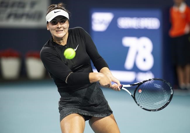 Canadian tennis sensation Bianca Andreescu resumes on-court activity | iNFOnews.ca