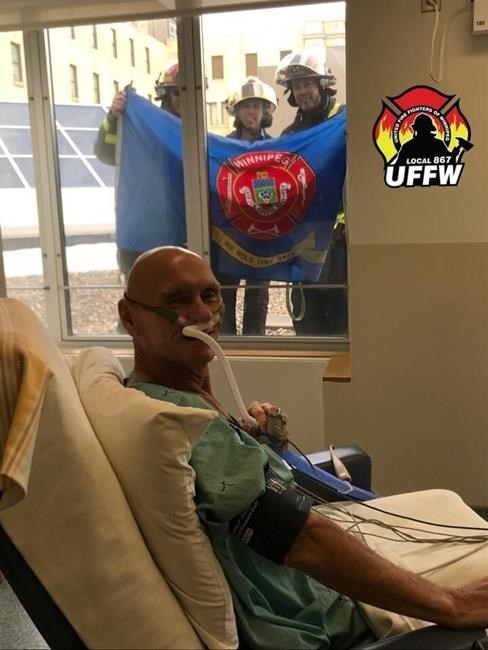 'Very lucky:' Retired firefighter in hospital for one month battling COVID-19 | iNFOnews.ca