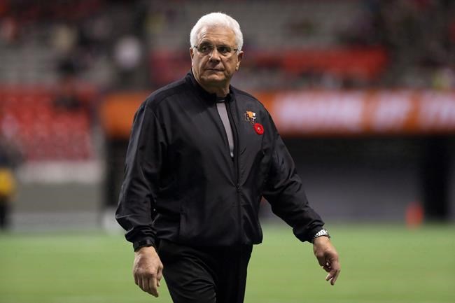 Coaching great Wally Buono: 'Losing is something I've never gotten used to' | iNFOnews.ca