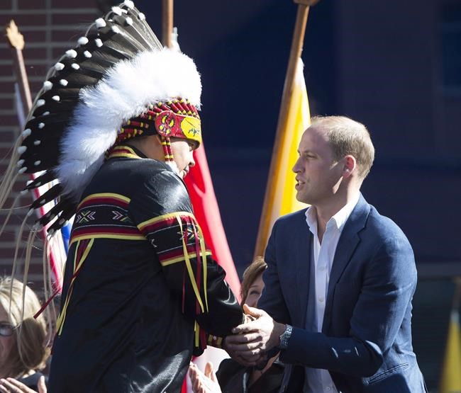 First Nations use royal visit as platform to talk reconciliation, environment | iNFOnews.ca CP1173522846