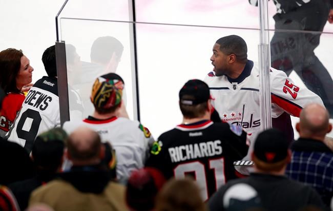 Capitals forward calls fans racial taunts 'disgusting' | iNFOnews.ca