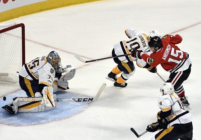 Pekka Rinne, Predators beat Blackhawks 1-0 in Game 1 | iNFOnews.ca
